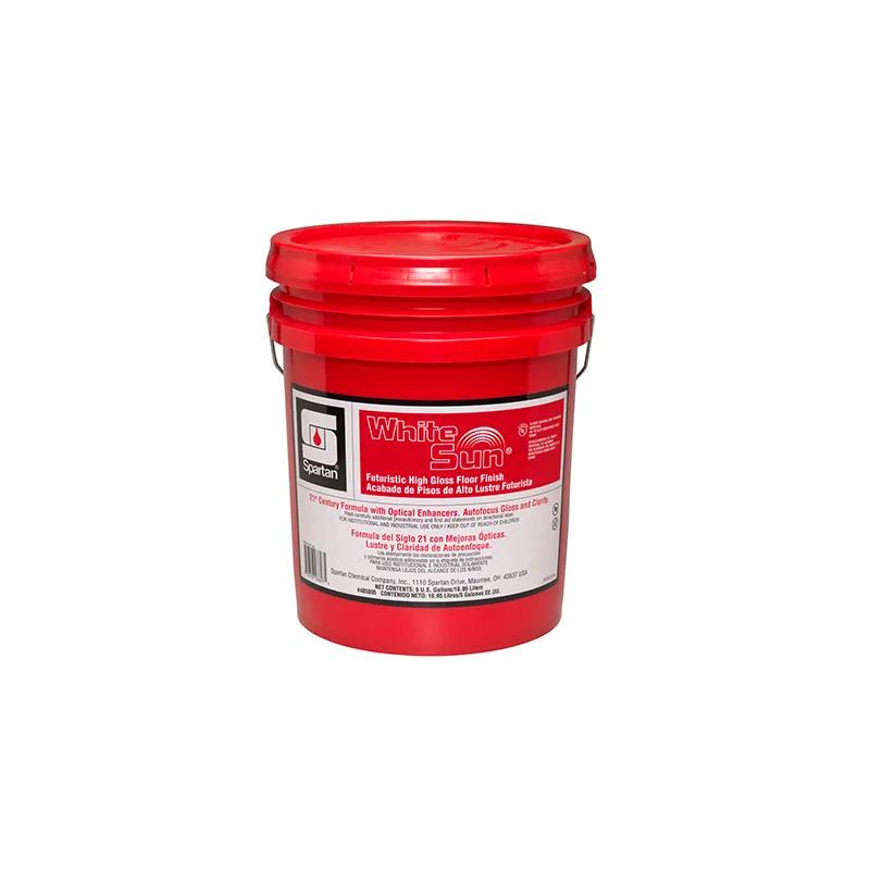 White Sun® Floor Finish 5 GAL Burnishing Alkaline RTU 18% Solids 1/Pail