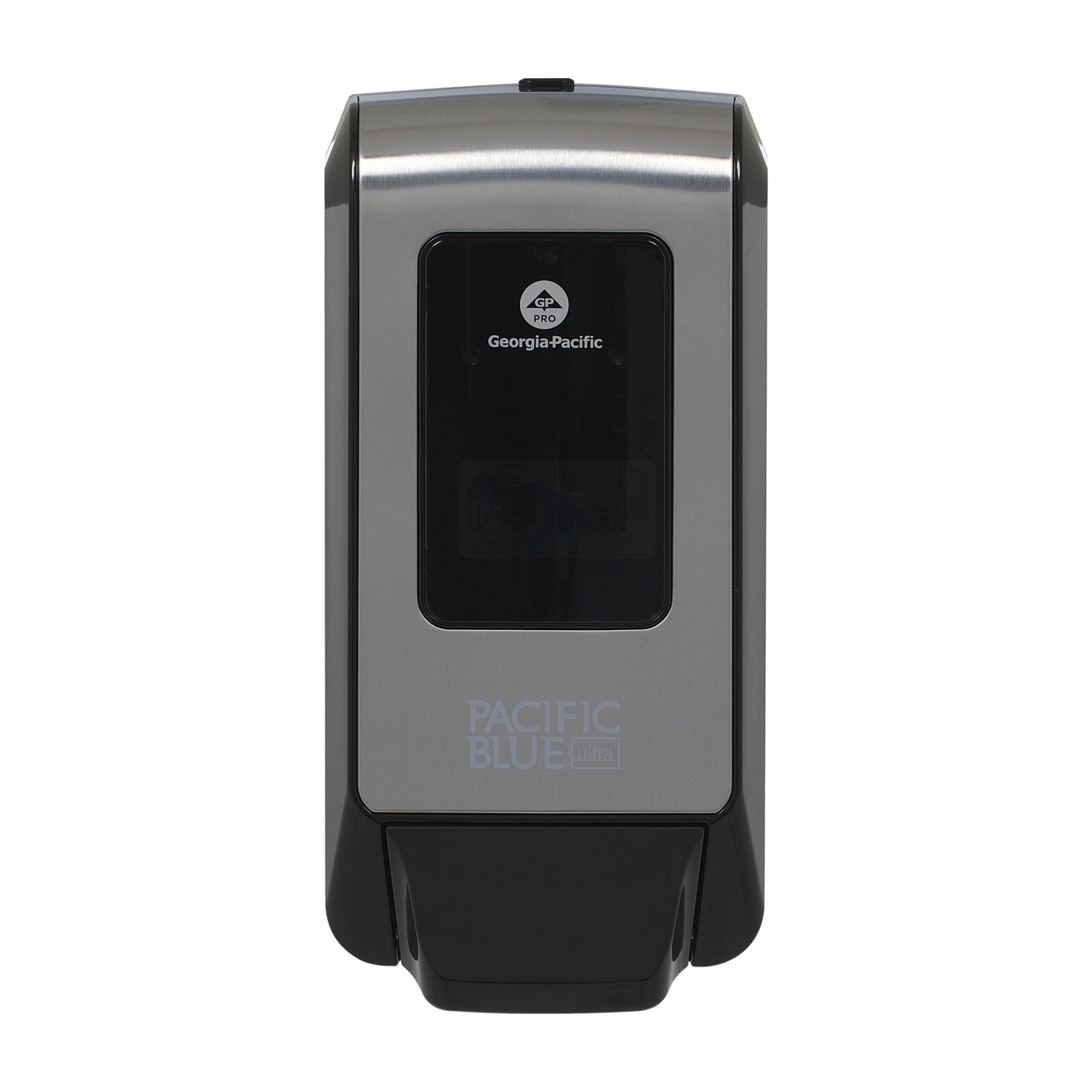 Pacific Blue Ultra™ Soap Dispenser 4.4X5.66X11.49 IN Silver Black Plastic 1/Each