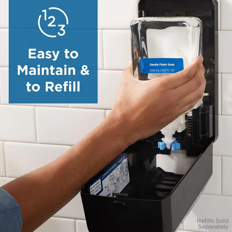 Pacific Blue Ultra™ Soap Dispenser 4.4X5.66X11.49 IN Silver Black Plastic 1/Each