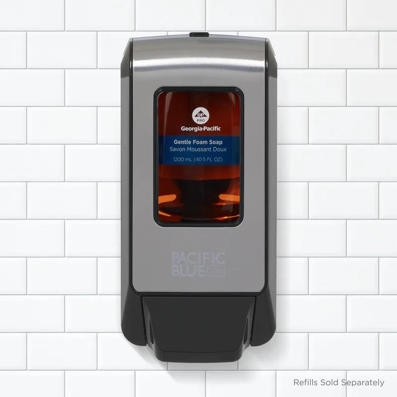 Pacific Blue Ultra™ Soap Dispenser 4.4X5.66X11.49 IN Silver Black Plastic 1/Each