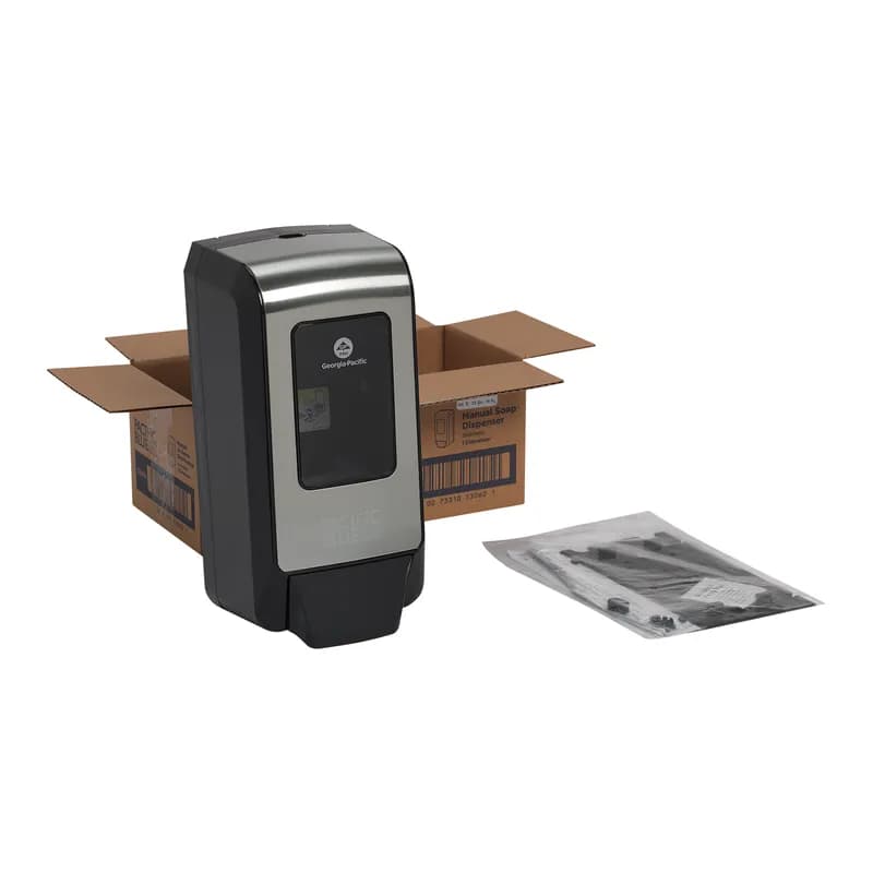 Pacific Blue Ultra™ Soap Dispenser 4.4X5.66X11.49 IN Silver Black Plastic 1/Each