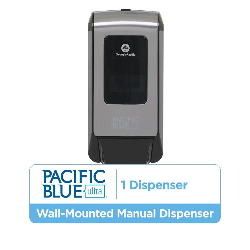 Pacific Blue Ultra™ Soap Dispenser 4.4X5.66X11.49 IN Silver Black Plastic 1/Each