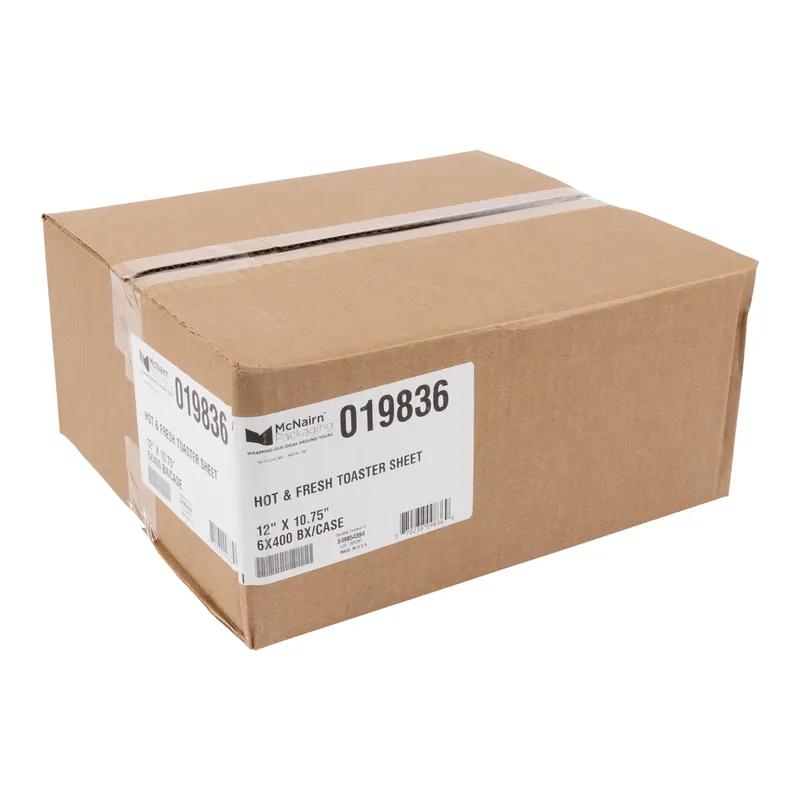 Hot & Fresh Toaster Sheet 12X10.75 IN Paper White 2400/Case