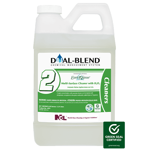 DUAL-BLEND® #2 All Purpose Cleaner 5X4X9 IN 80 FLOZ Multi Surface Concentrate 4/Case