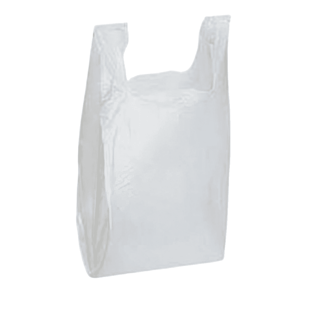 Bag 11.5X6.5X21 IN 1/6 HDPE 16MIC Heavy Duty White T-Sack 1000/Case