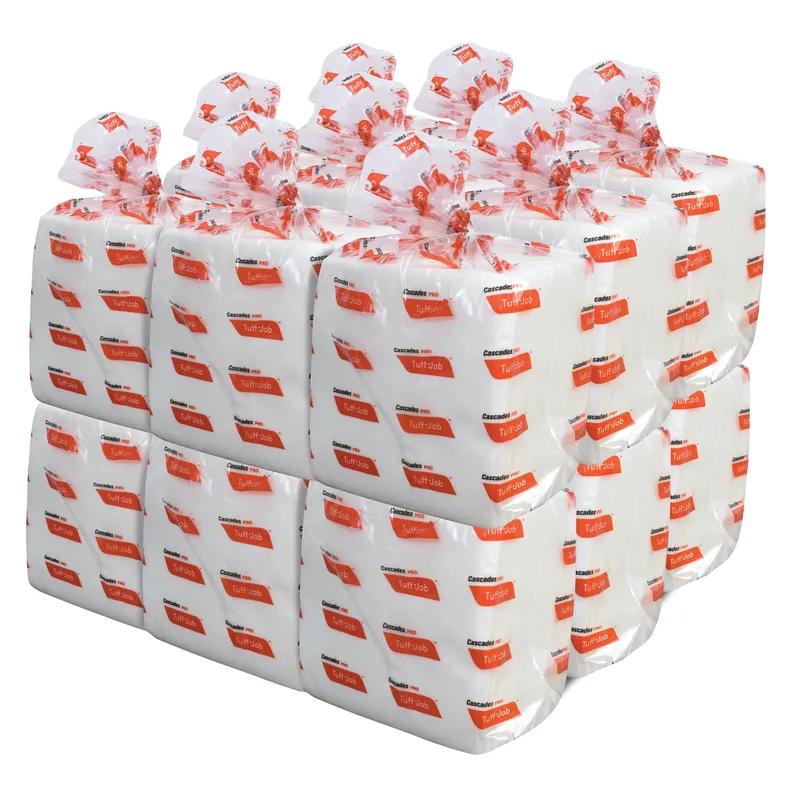 Cascades PRO Tuff-Job® Cleaning Wipe 12X13 IN DRC White 1/4 Fold 1080/Case