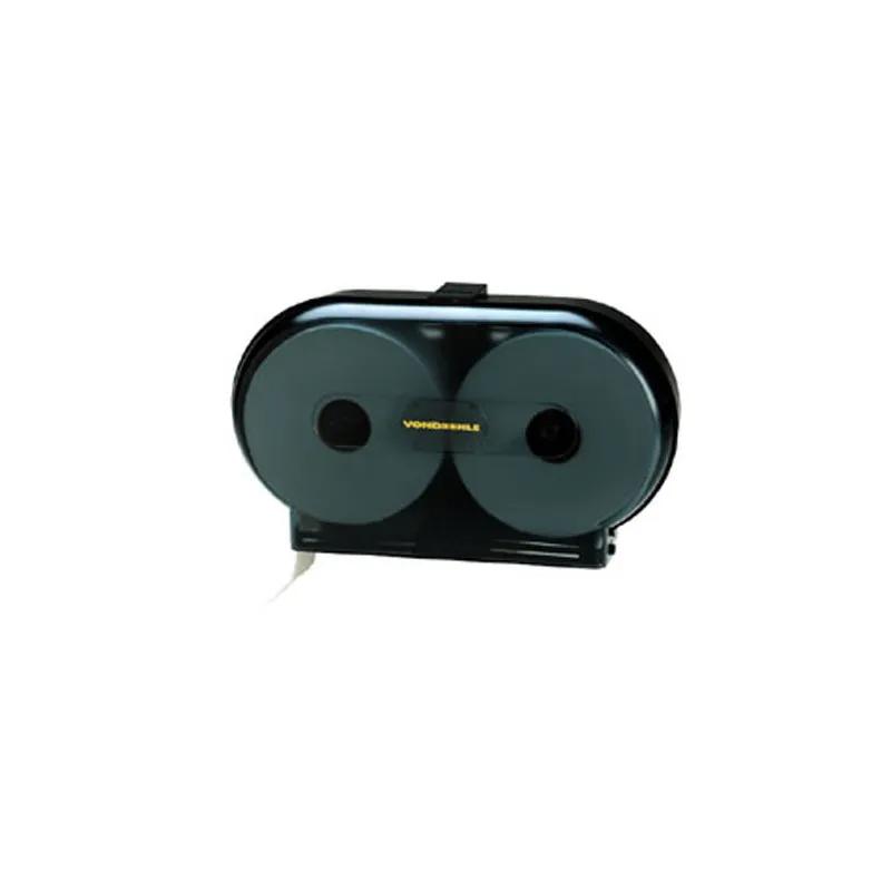 von Drehle Toilet Paper Dispenser Wall Mount, Locking Smoke Jumbo Jr (JRT) Side-by-Side 1/Each