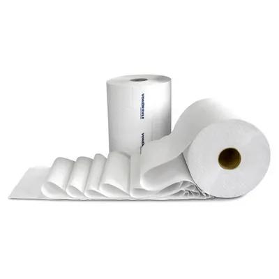 von Drehle Preserve® Roll Paper Towel 8IN 800 FT 1PLY White Hardwound 7.5IN Roll 6 Rolls/Case