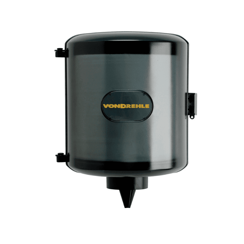 von Drehle Paper Towel Dispenser Wall Mount Smoke Centerpull 1/Each