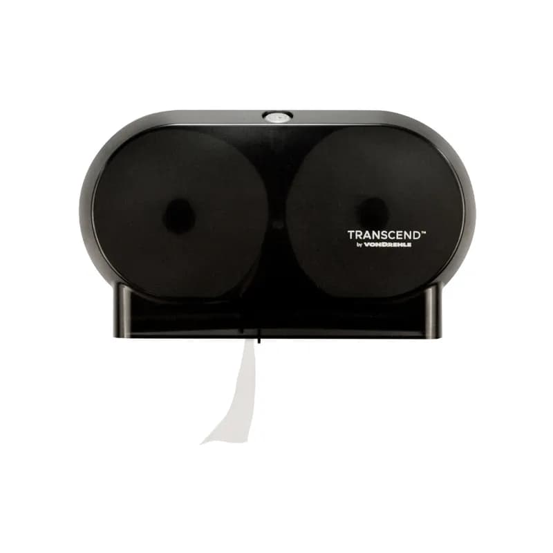 von Drehle Smart-Core Transcend® Toilet Paper Dispenser 13X7.5 IN Matte Black 1/Each