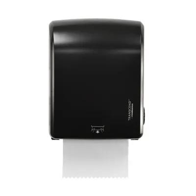 von Drehle Transcend® Paper Towel Dispenser Wall Mount Black Hard Roll Mechanical Pull Down 1/Each