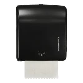 von Drehle Paper Towel Dispenser 12.04X13.55 IN Matte Black Mechanical Pull Down Hands Free 1/Each