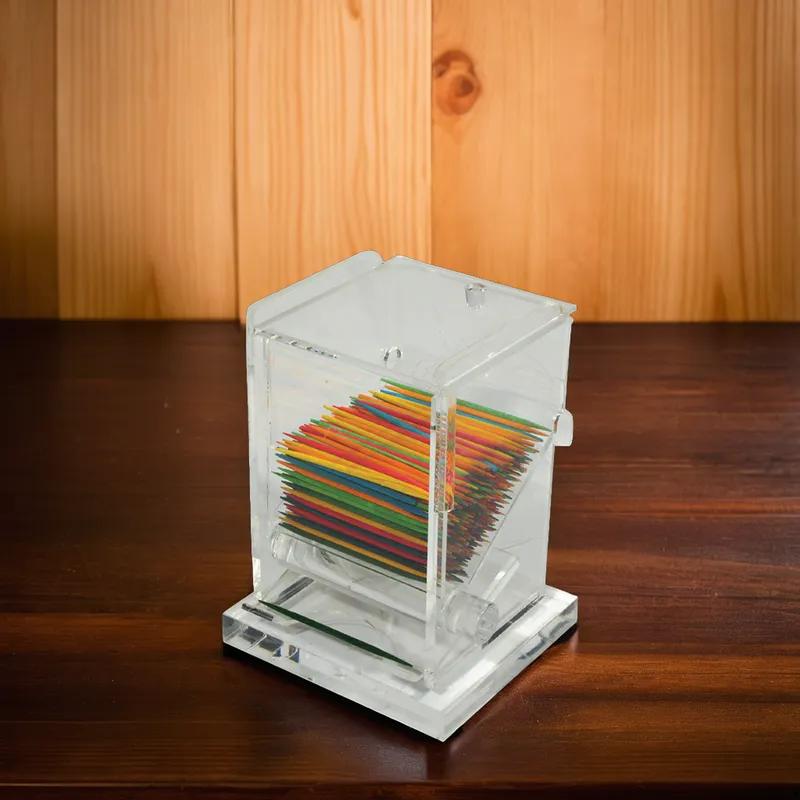 Toothpick Dispenser Plastic Clear 1/Each