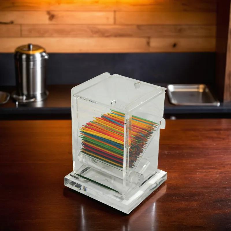 Toothpick Dispenser Plastic Clear 1/Each
