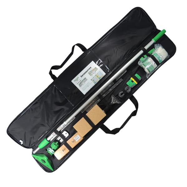 Tran-Set Window Cleaning Kit 51.4X8.7X3.2 IN Nylon Plastic Green 1/Each