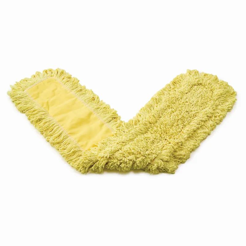 Dust Mop 48X5 IN Yellow Cotton Synthetic Blend Loop End 1/Each