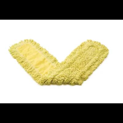 Dust Mop 48X5 IN Yellow Cotton Synthetic Blend Loop End 1/Each