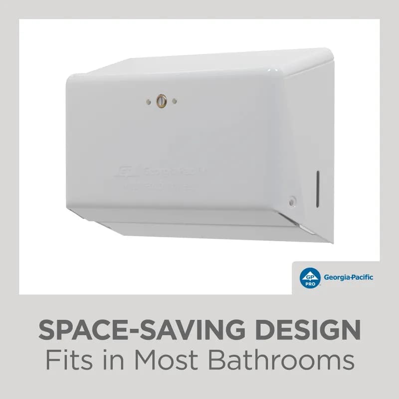 Georgia-Pacific Pro® Paper Towel Dispenser 4.25X11.63 IN White Multifold 1/Each