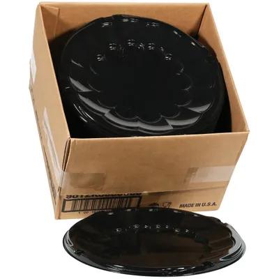 Caterware® Serving Tray 12X0.9 IN HIPS OPS Black Round 50/Case