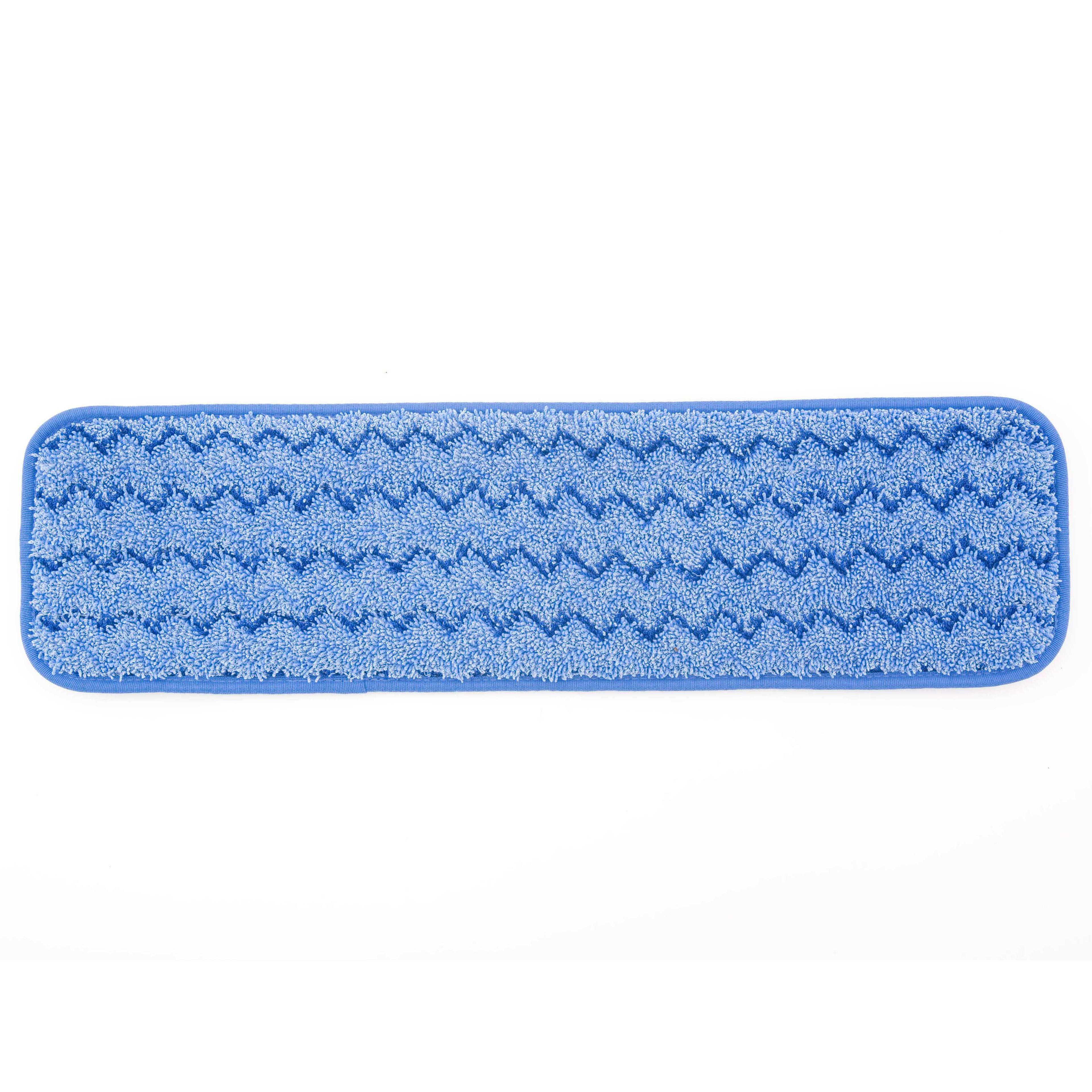 Hygen™ Damp Mop 18X5.5 IN Blue Microfiber High Performance 12/Case