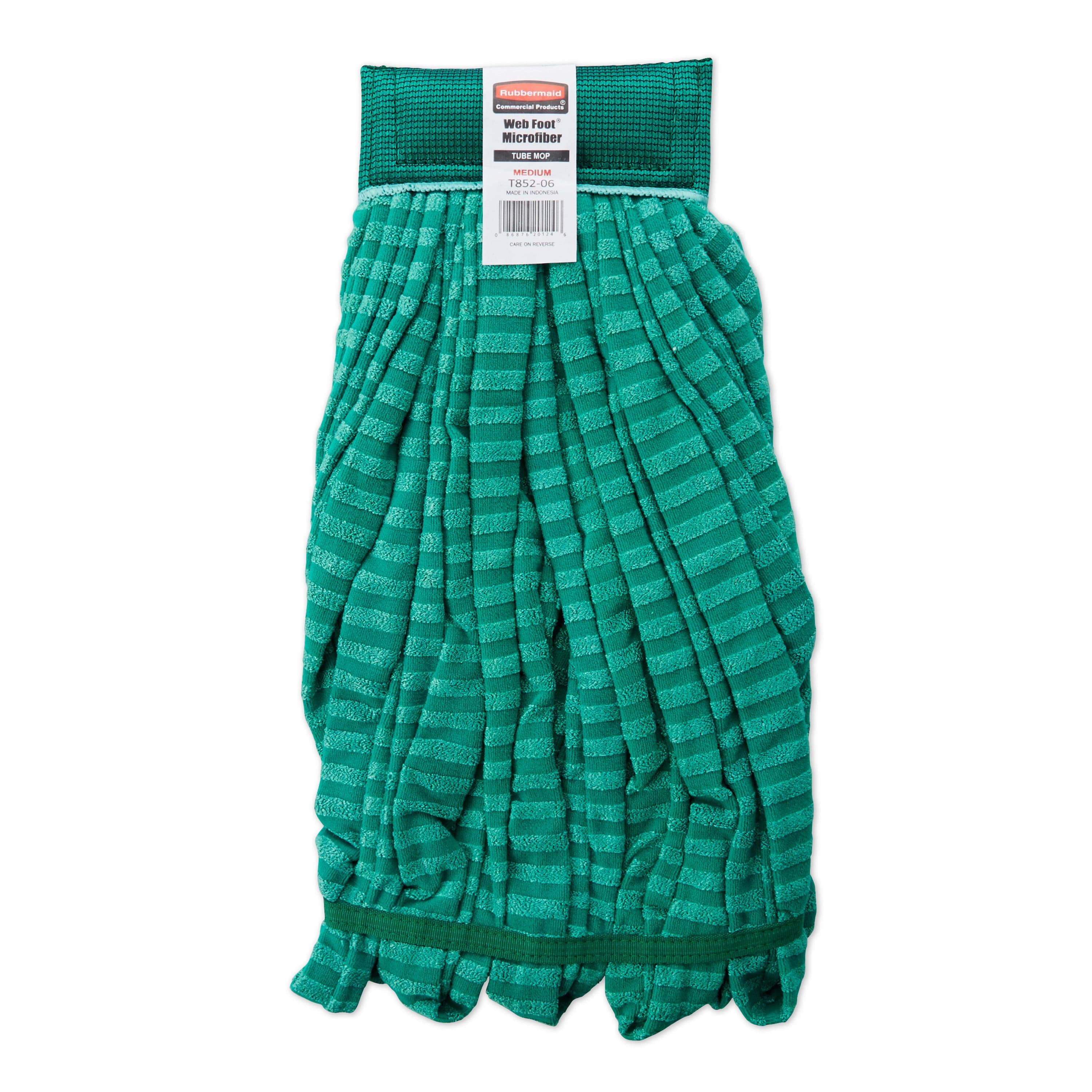Web Foot® Mop Medium (MED) 20 OZ Green Microfiber 5IN Headband 6/Case