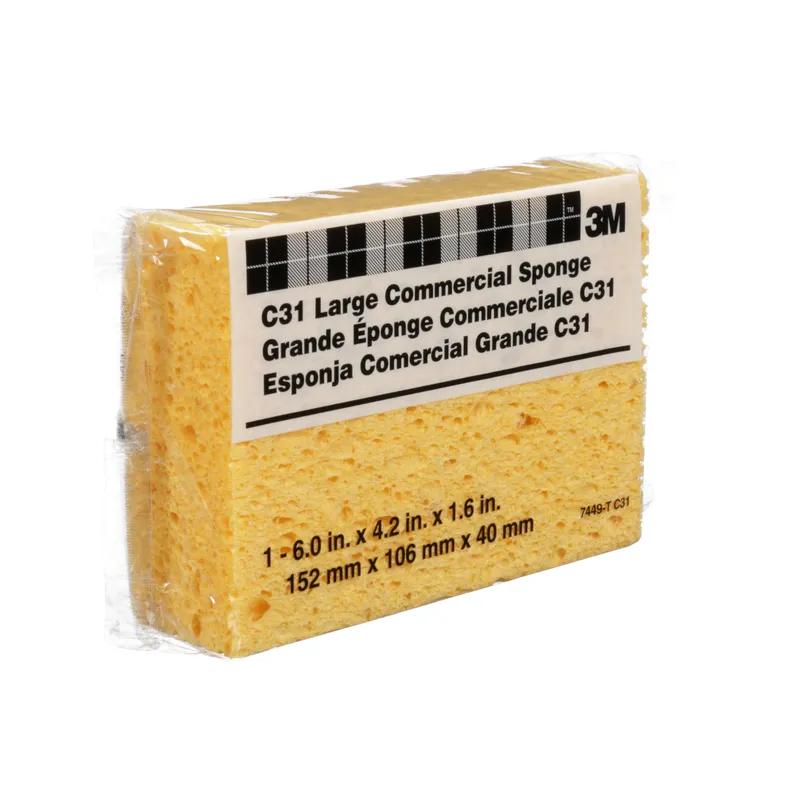 3M™ C31 Sponge 6X4.25 IN Cellulose Yellow Commercial 24/Case