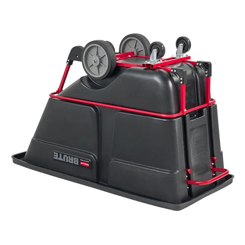 Brute® Utility Tilt Truck 36X27X45.5 IN 1 Cubic Yard Black Red Plastic FDA Approved 1/Each