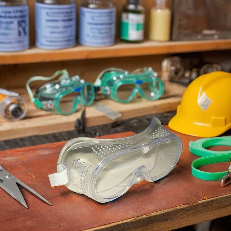 Goggles Clear PC With Clear Frame Clear Lens 1/Each