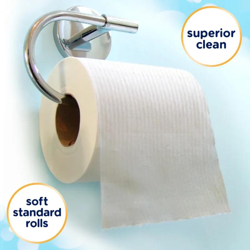 Cottonelle® Toilet Paper & Tissue Roll 3.82X4.0 IN White Core Standard (SRB) Ripple 170 Sheets/Roll 48 Rolls/Case