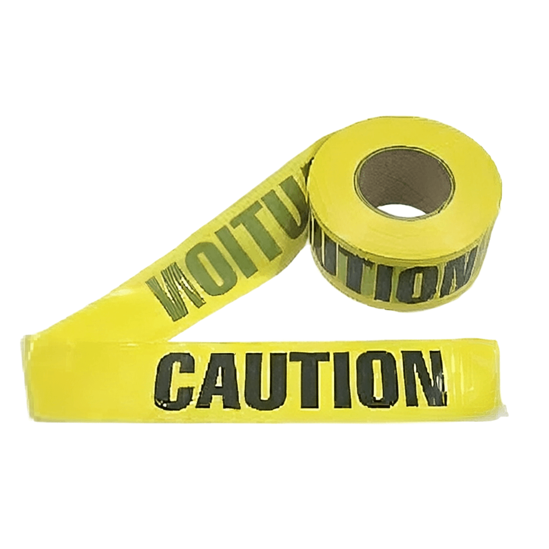 Caution Tape 3IN X1000FT Yellow 1/Each