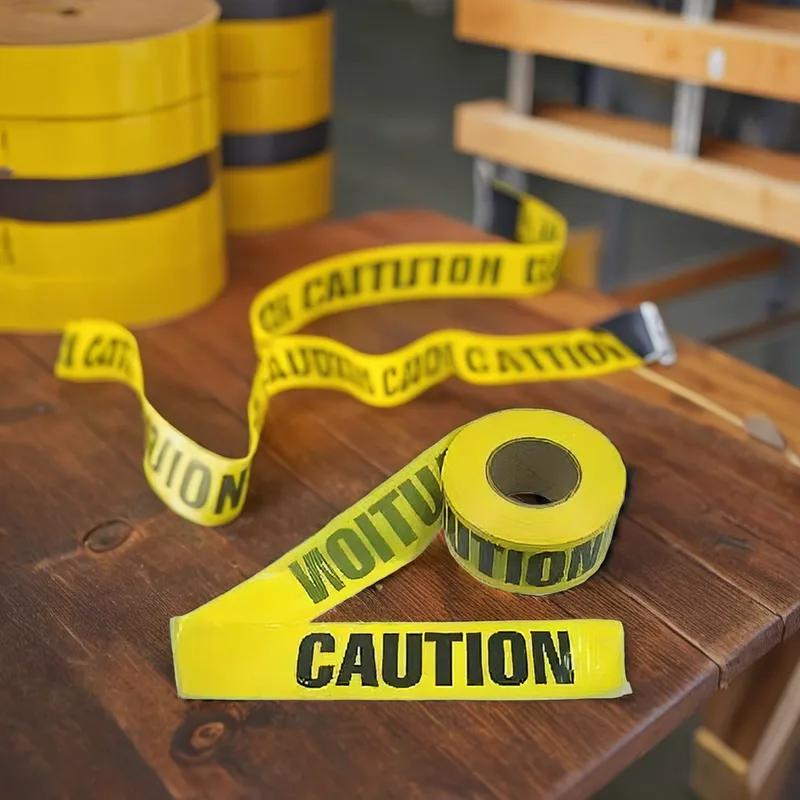 Caution Tape 3IN X1000FT Yellow 1/Each