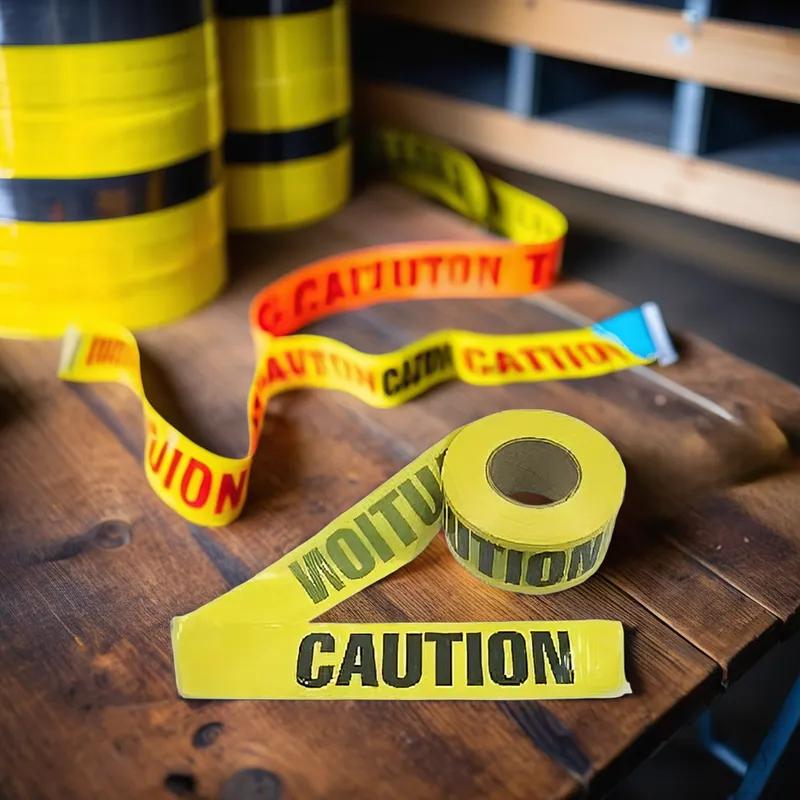 Caution Tape 3IN X1000FT Yellow 1/Each