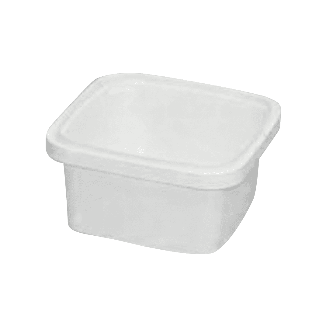 Deli Container Base 32 OZ PP Clear Square Tamper-Evident Tamper-Resistant 420/Case