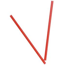Dixie® Giant Straw 0.29X7.75 IN Plastic Red Paper Wrapped Bagged 7200/Case