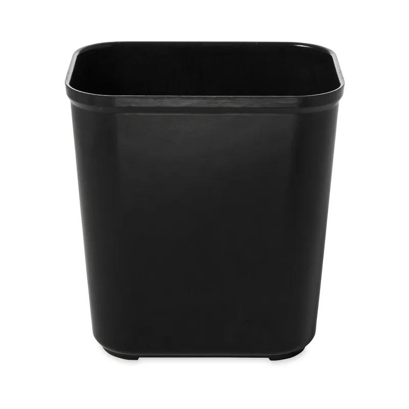Trash Can 7 GAL 28 QT Black Resin 1/Each