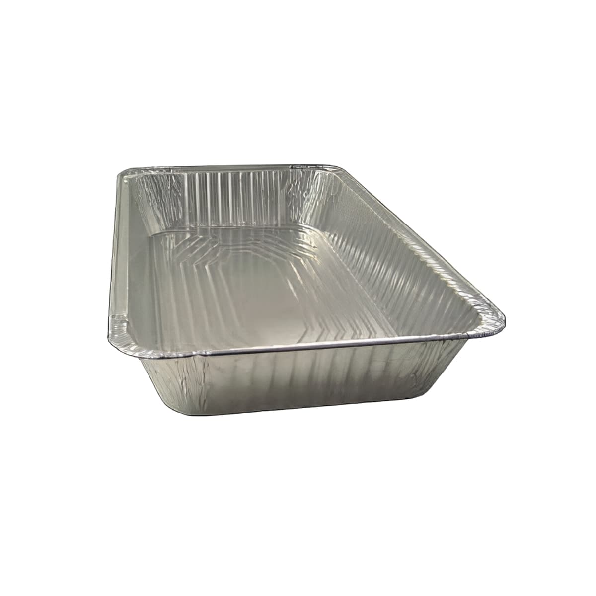 Take-Out Container Base 1.5 LB Foil Silver Oblong 500/Case