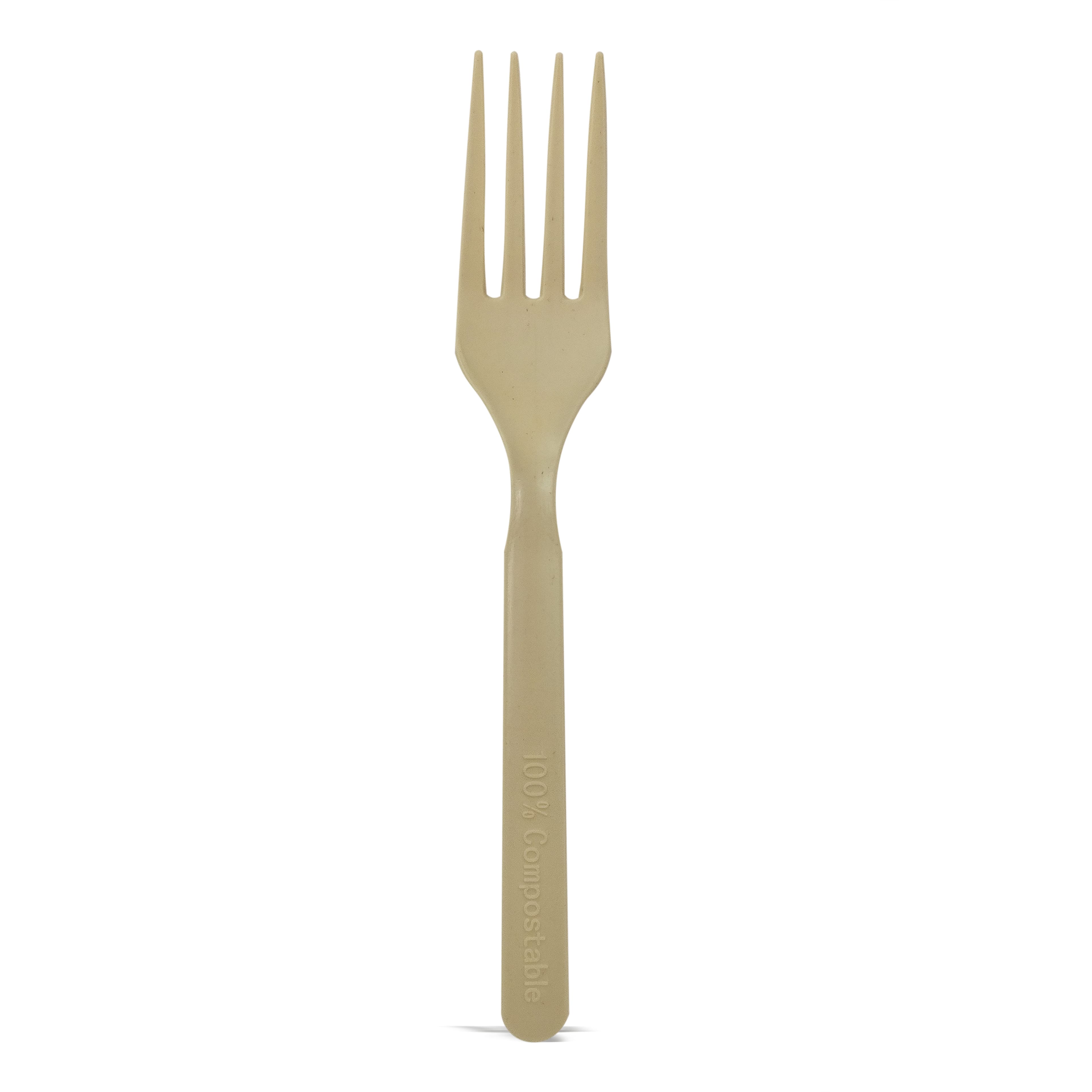 Fork 6 IN CPLA Bamboo Heat Proof 50 Count/Pack 20 Packs/Case 1000 Count/Case