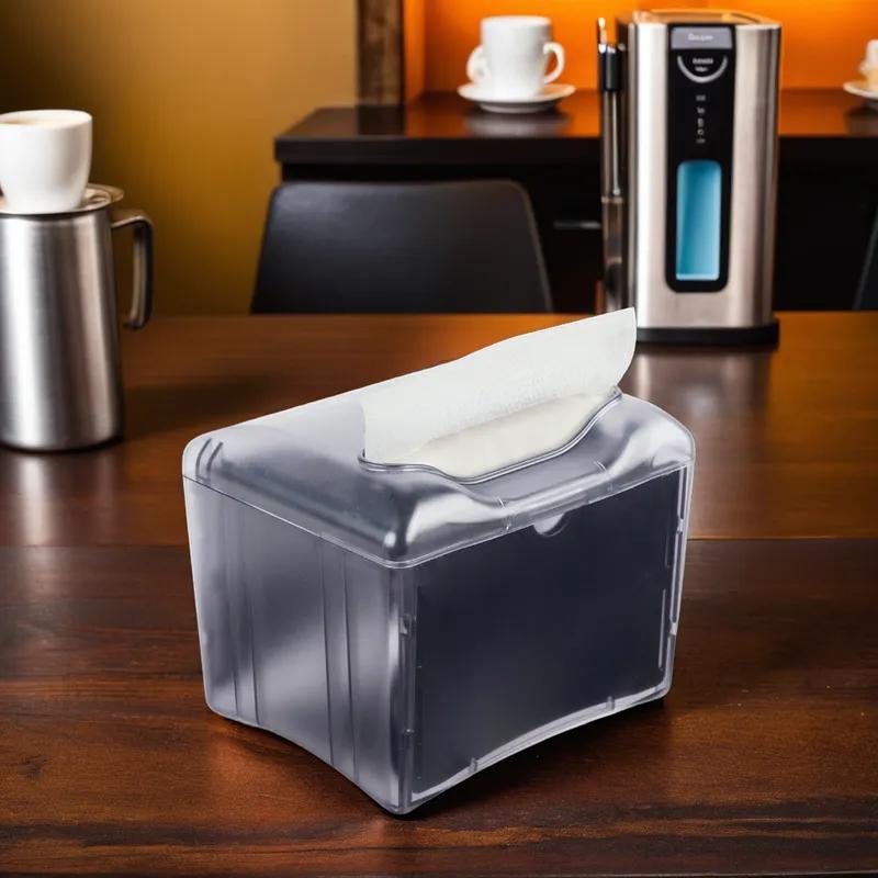 von Drehle Napkin Dispenser Smoke Tabletop Sanitary Hygienic 1/Each