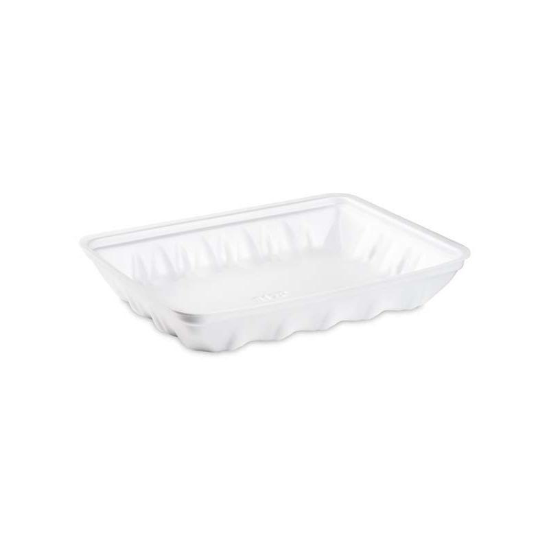 Dyne-A-Pak 812P Tray Polystyrene Foam White 100/Case