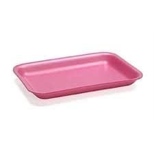 Dyne-A-Pak 16S Tray Polystyrene Foam Rose 250/Case