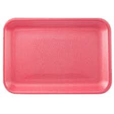 Dyne-A-Pak 4D Tray Polystyrene Foam Rose 500/Case