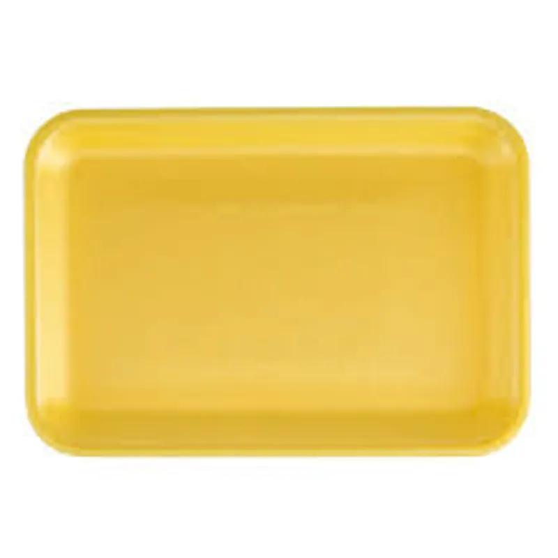 Dyne-A-Pak 4D Tray Polystyrene Foam Yellow 500/Case