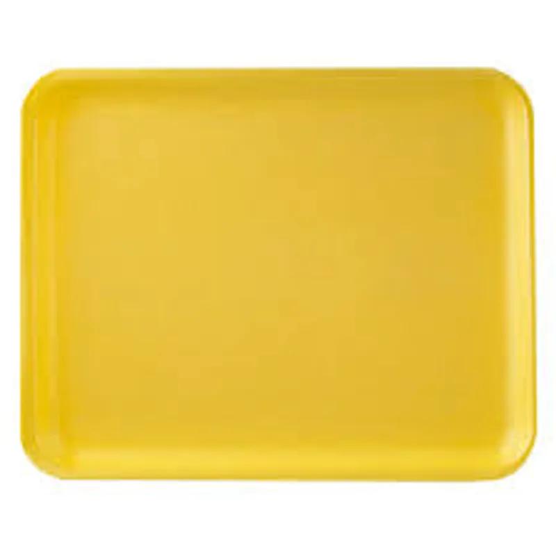 Dyne-A-Pak 38/8S Tray Polystyrene Foam Yellow 500/Case