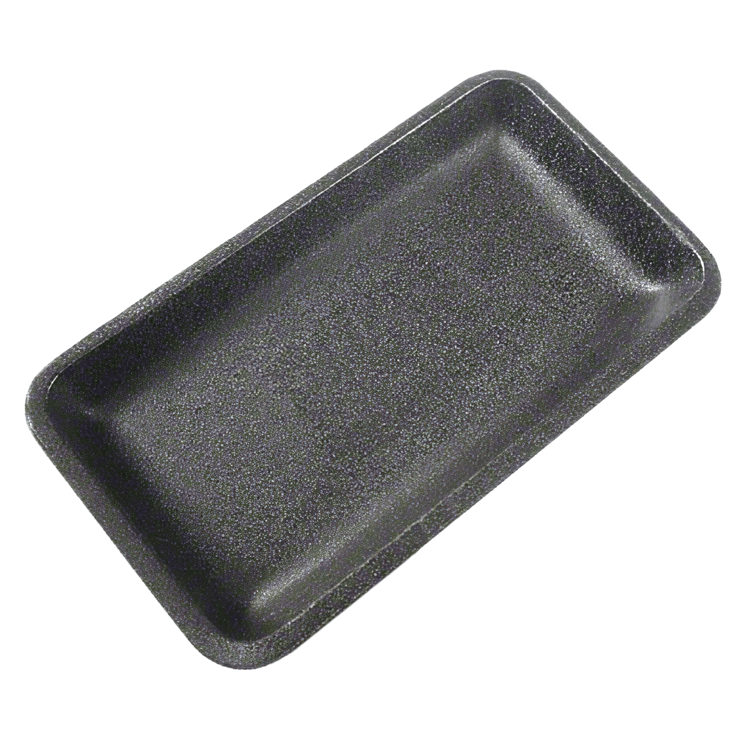 Dyne-A-Pak 4PP Tray Polystyrene Foam Black 400/Case
