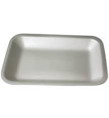 Dyne-A-Pak 8PP Tray Polystyrene Foam White 400/Case