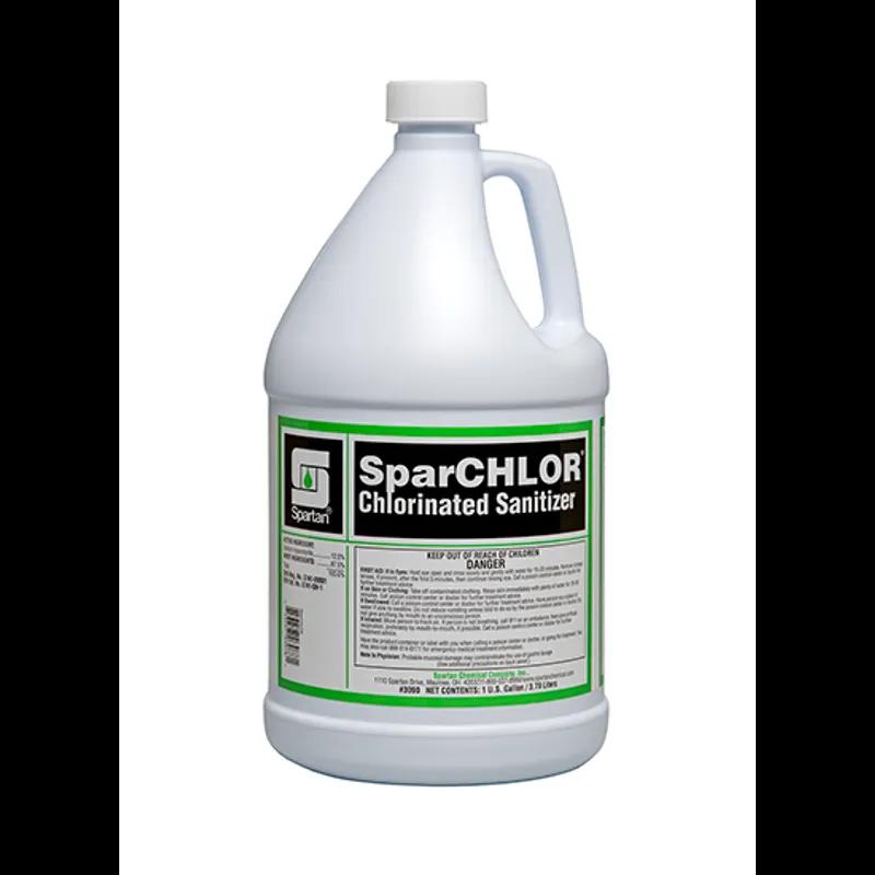 SparCHLOR® Food Service Sanitizer 1 GAL Alkaline Chlorinated 4/Case