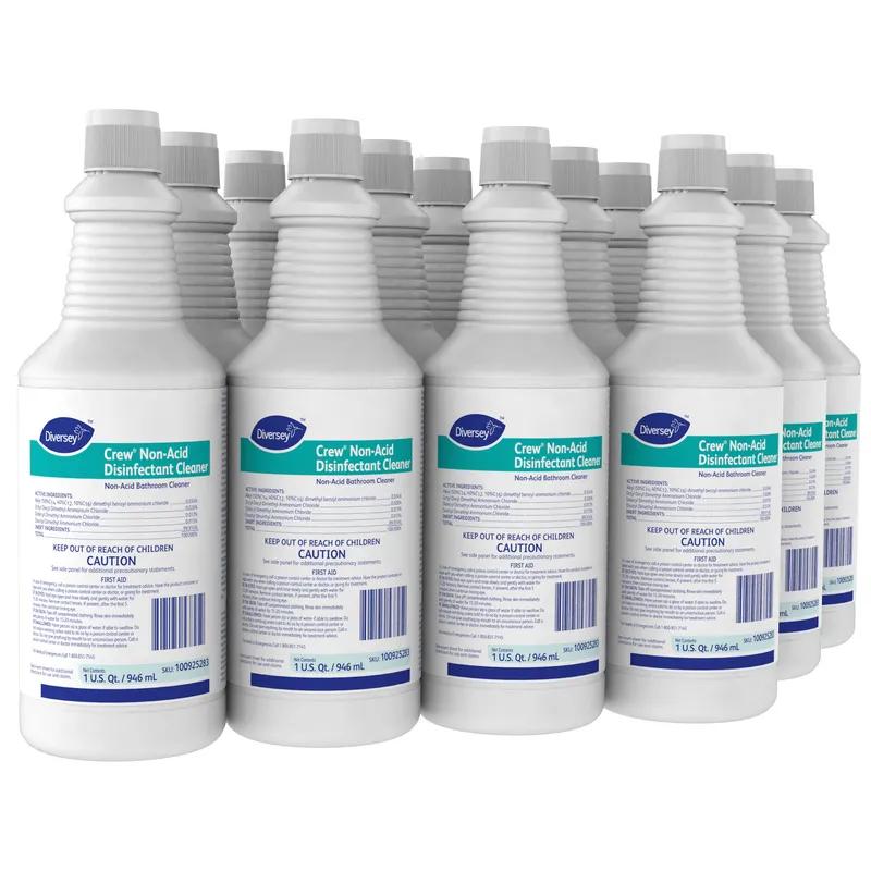 Crew® Fresh Scent Restroom Cleaner One-Step Disinfectant 32 FLOZ Multi Surface Neutral Liquid RTU 12/Case