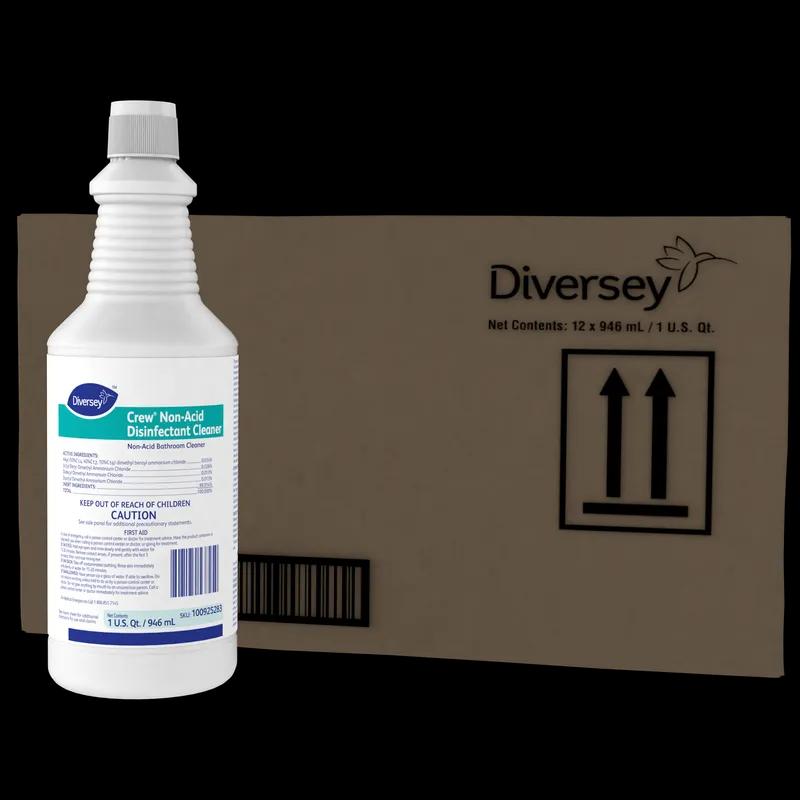 Crew® Fresh Scent Restroom Cleaner One-Step Disinfectant 32 FLOZ Multi Surface Neutral Liquid RTU 12/Case