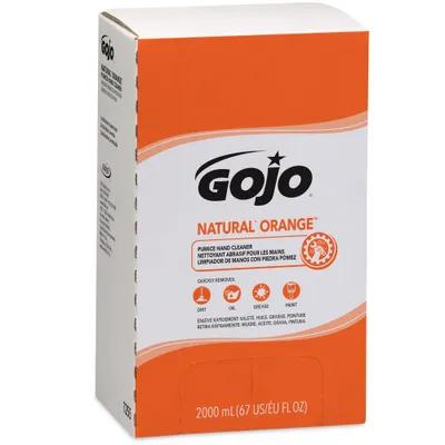 Gojo® Natural Orange Hand Cleaner Liquid 2000 mL 3.62X5.12X9.12 IN White Pumice For PRO TDX 2000 4/Case