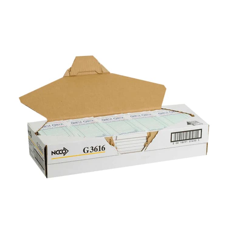 Guest Check 3.5X6.75 IN 16 Line 5000/Case